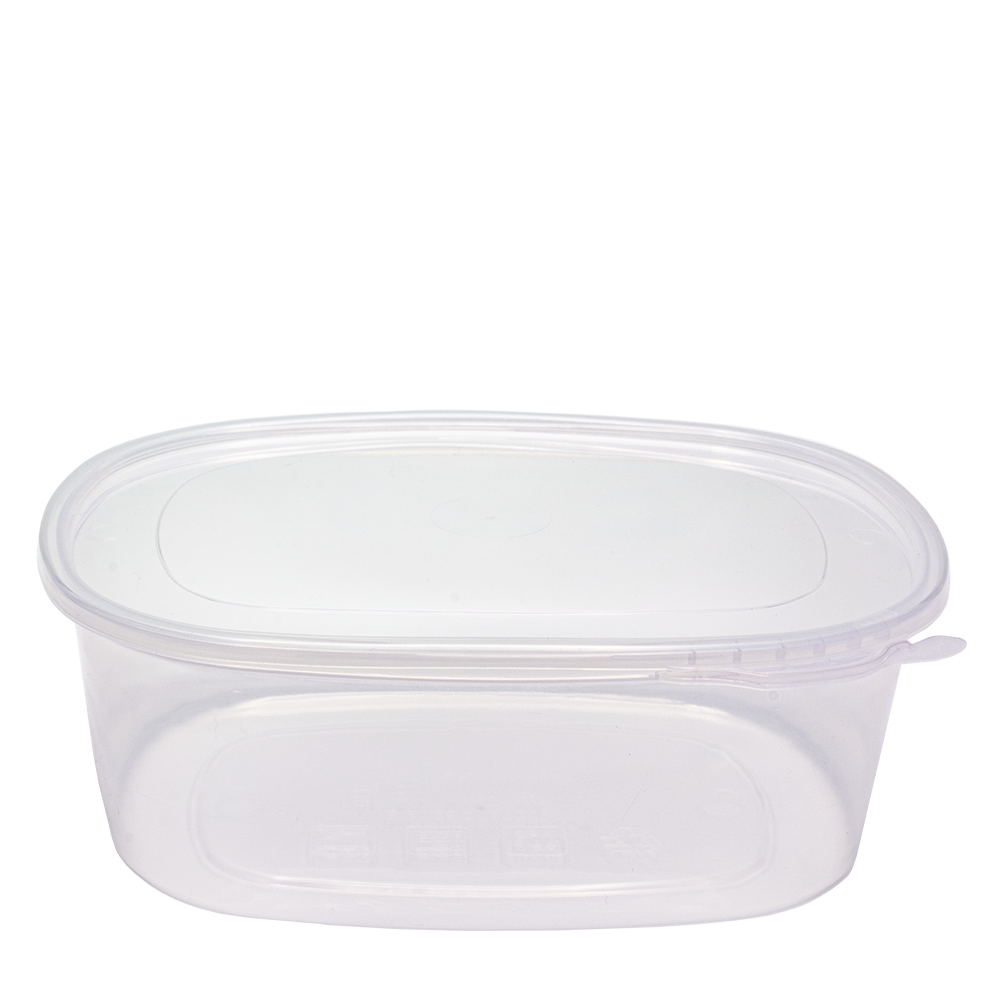 EMPAQUETADO PP TRANSPARENTE 1L (1000ML) CON TAPA INVOLABLE