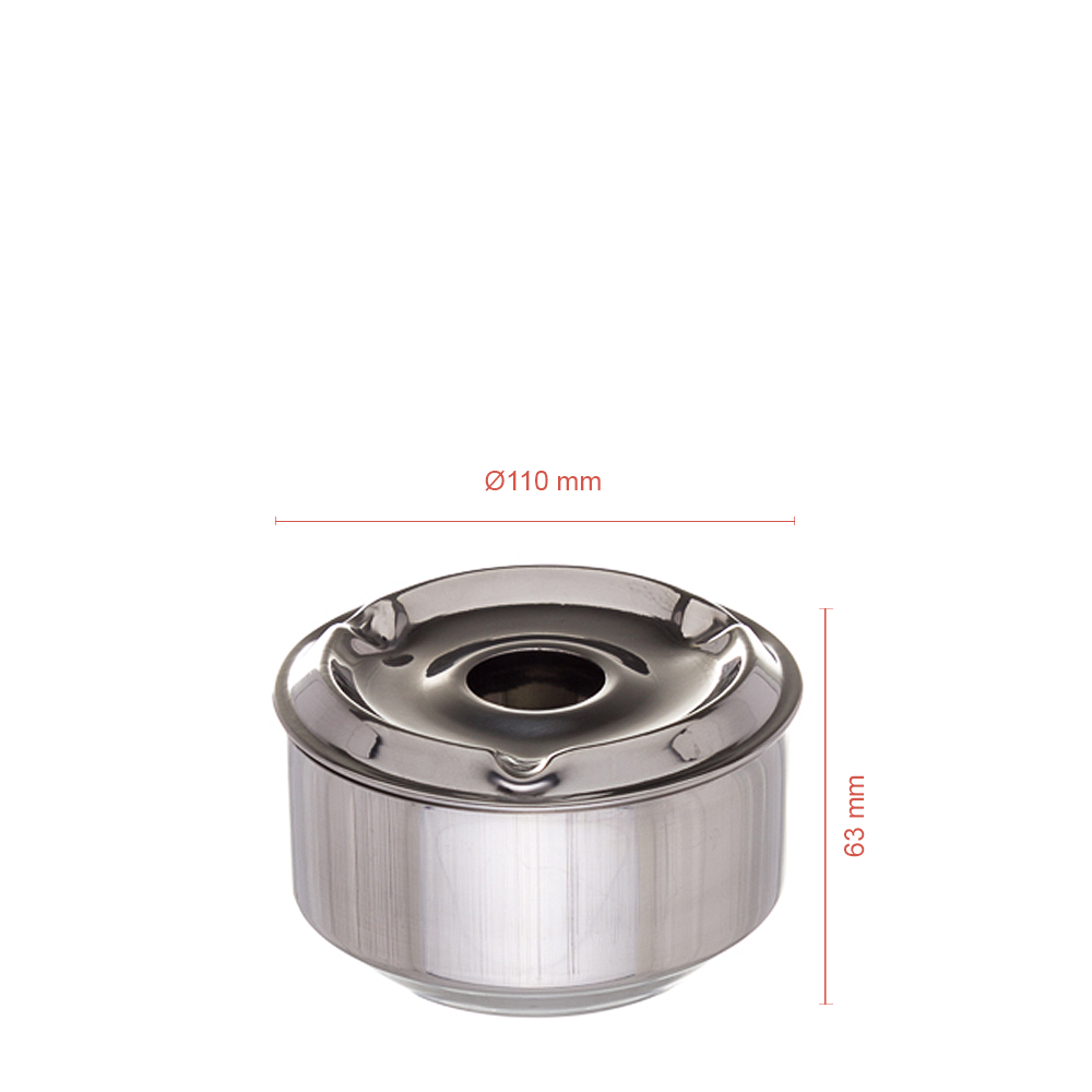 CENICERO AGUA INOX 11X6,3CM - Image 2