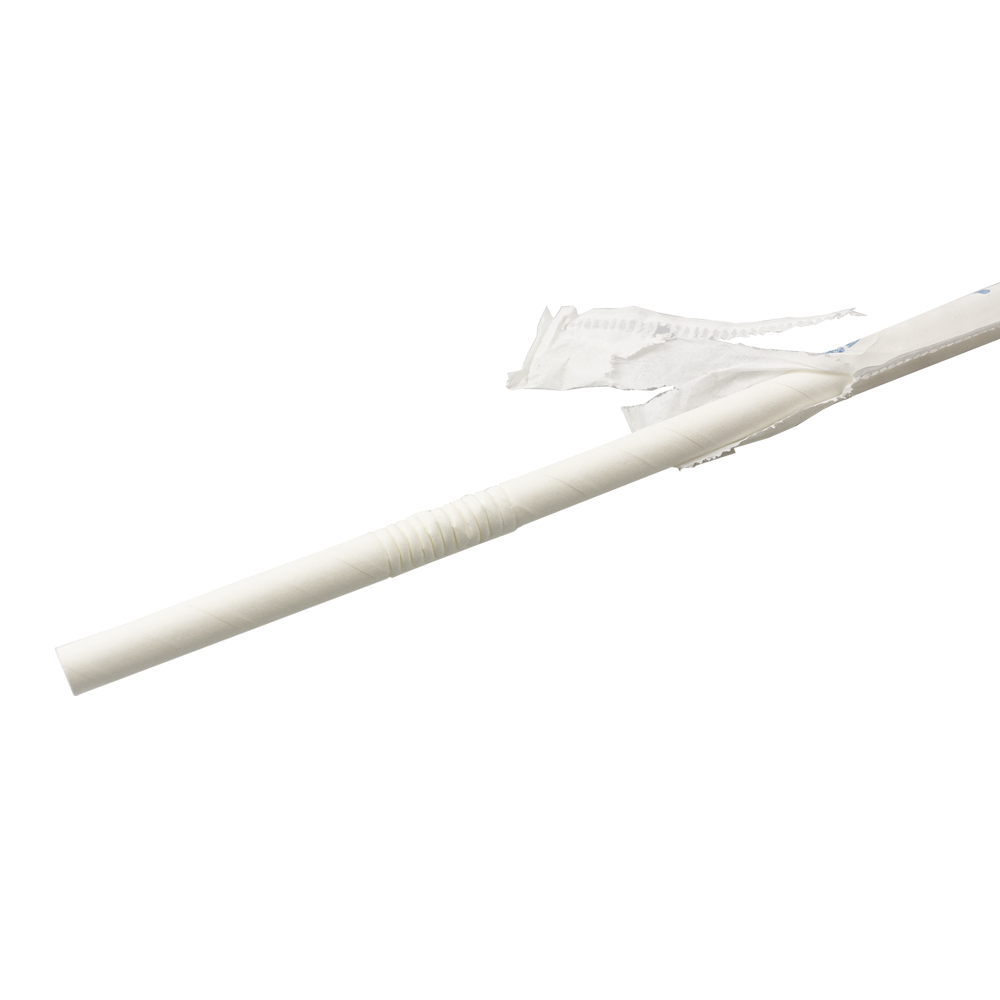 PAJITAS FLEXIBLE DE PAPEL BLANCO 0,58X22CM (EMBALAJE INDIVIDUAL) - Image 6