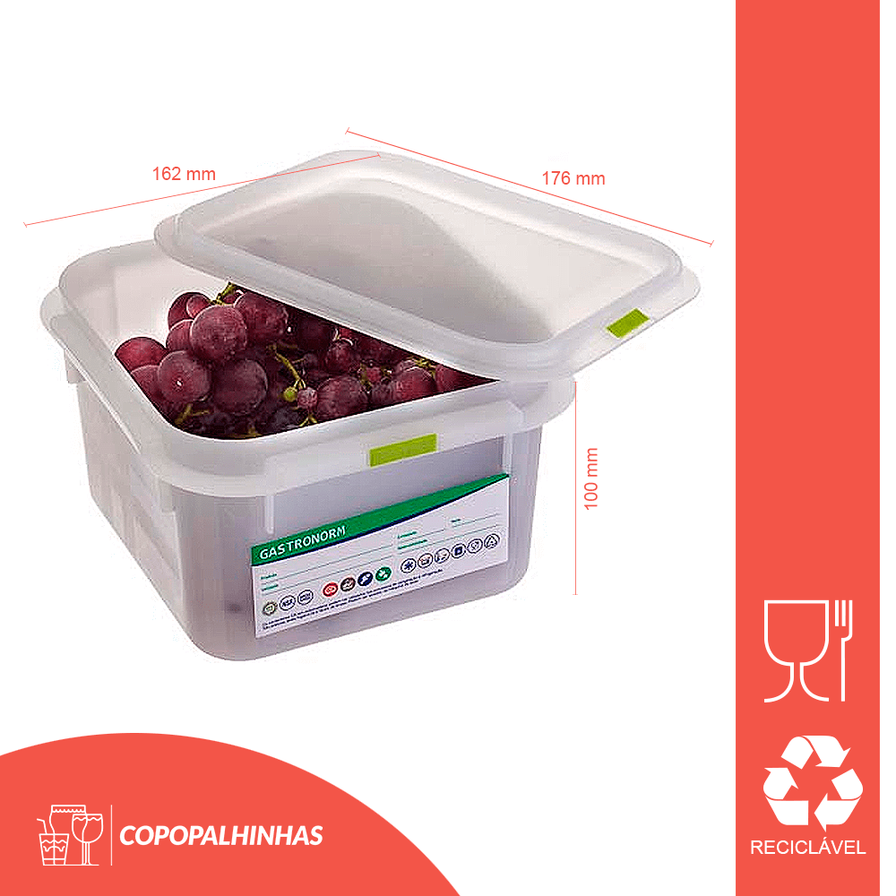 CAJA GASTRONORM PP 1,9L (1900ML) - Image 2