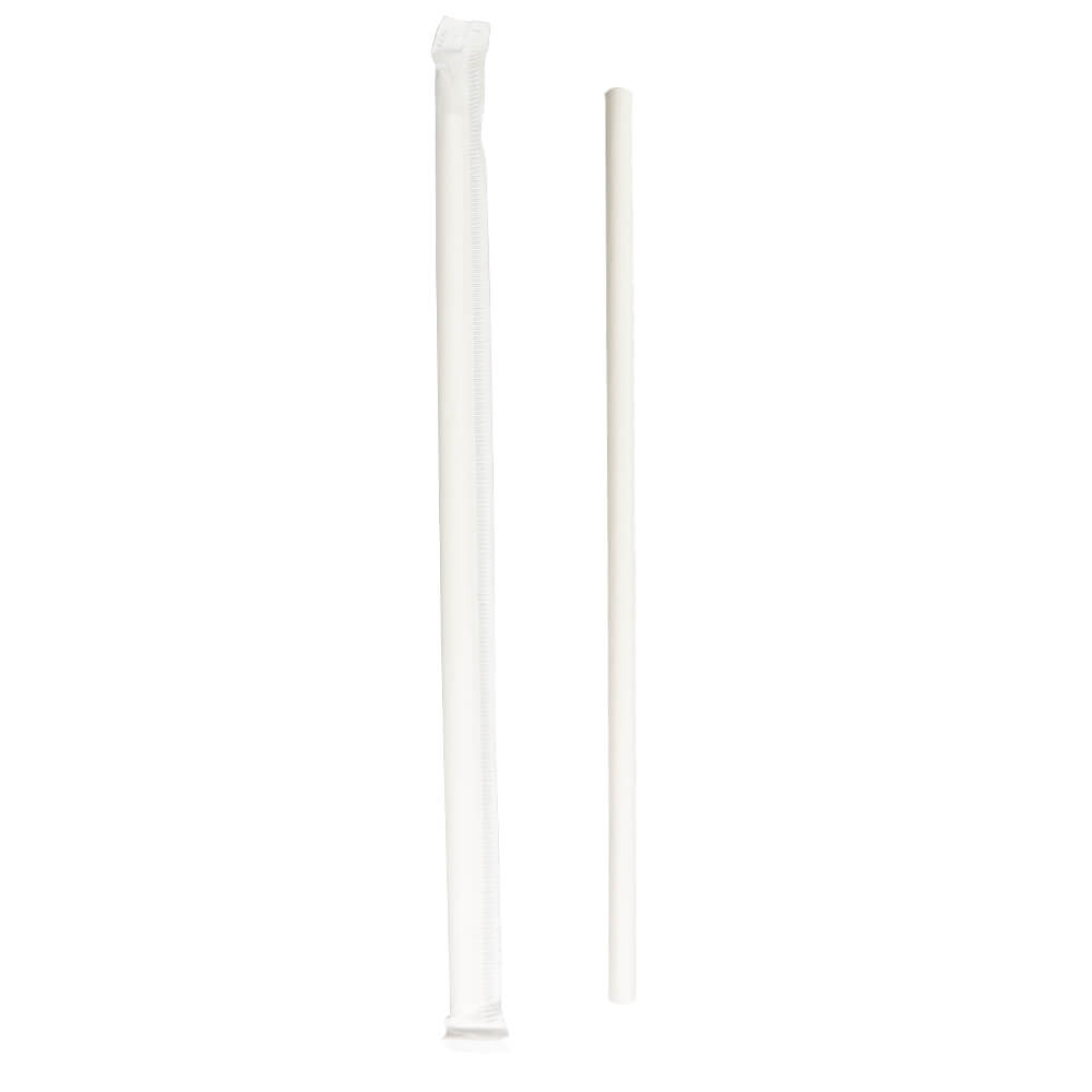 PAJITAS DE PAPEL BLANCO 0,6X20CM (EMBALAJE INDIVIDUAL) - Image 3