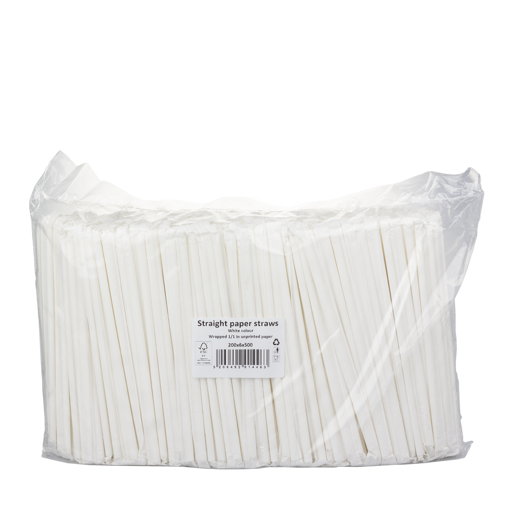 PAJITAS DE PAPEL BLANCO 0,6X20CM (EMBALAJE INDIVIDUAL) - Image 5