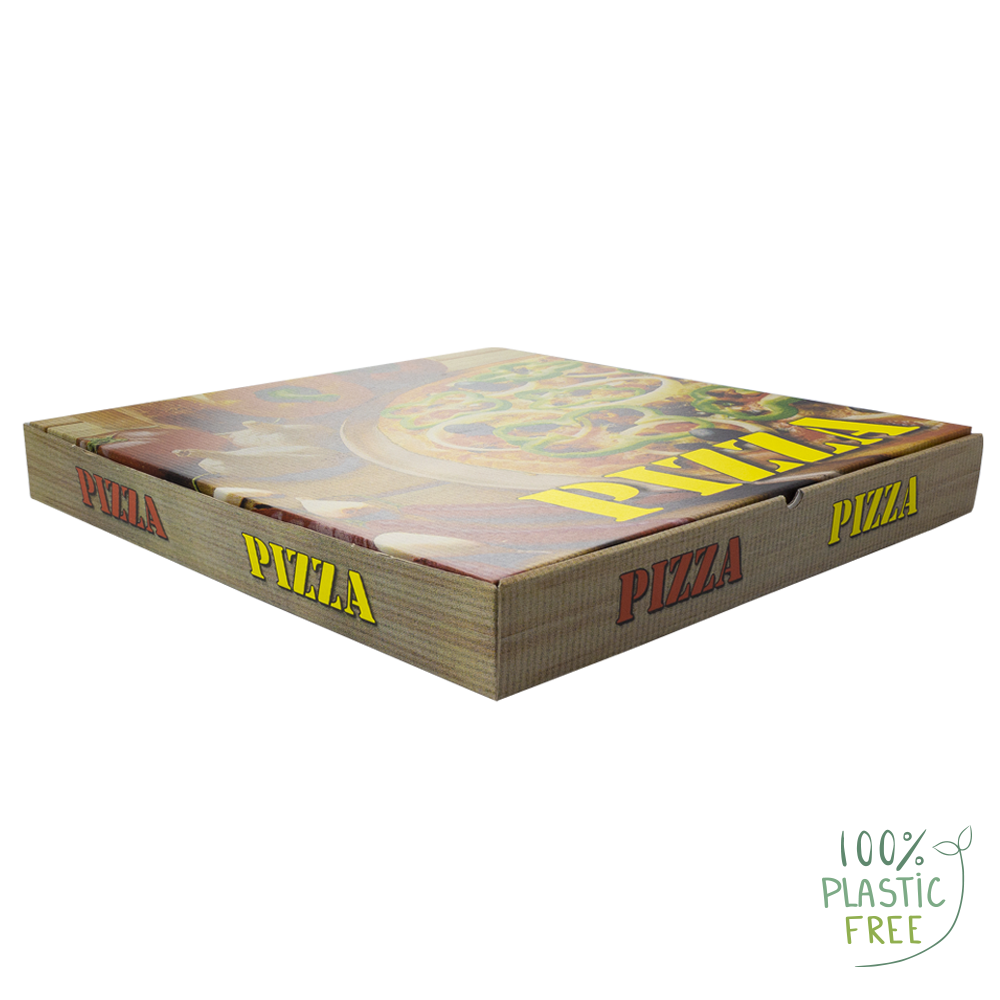 CAJA EN MICRO-CANELADO PARA PIZZA 41x41x4,5CM