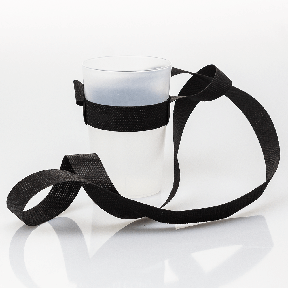 CINTA PORTA-VASO NEGRA PARA VASO 20 O 30 - Image 2