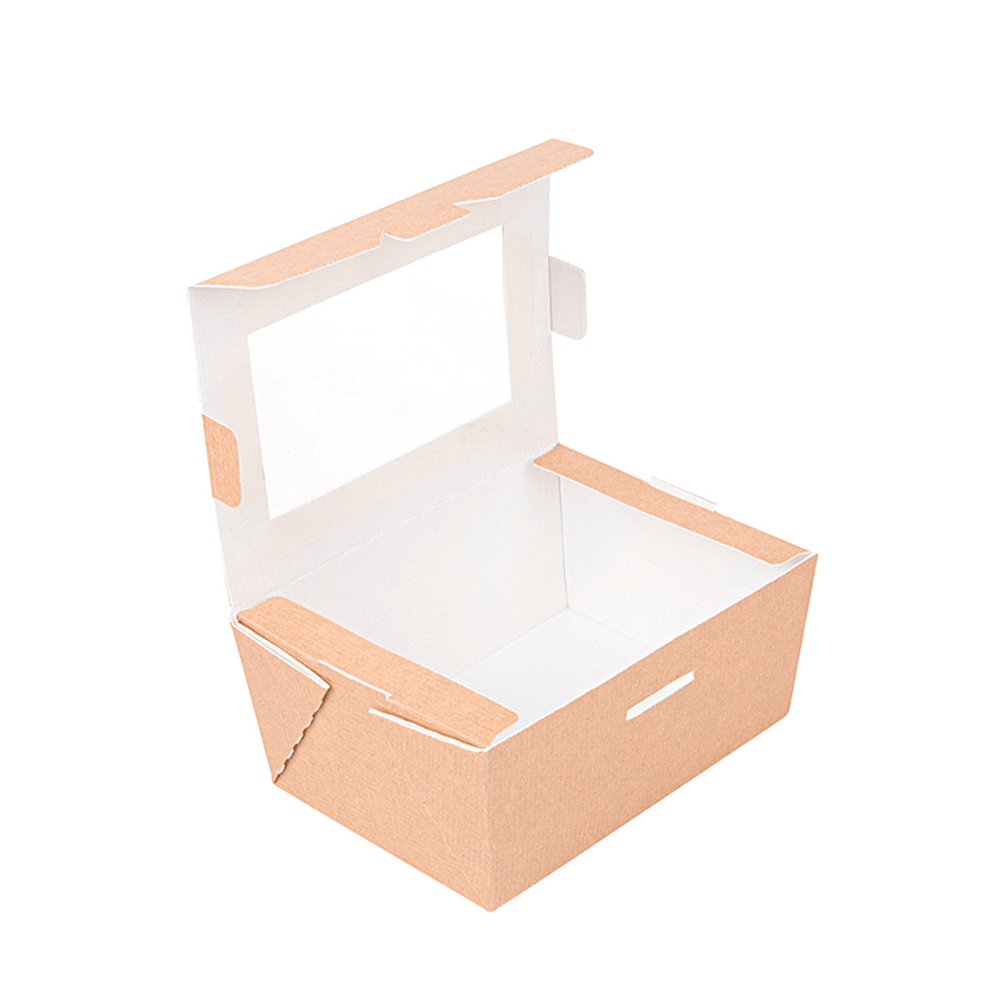 CAJA DE CARTÓN ONDULADO CON VENTANA 8,5x12x5,5CM / 50CL (500ML) - Image 4