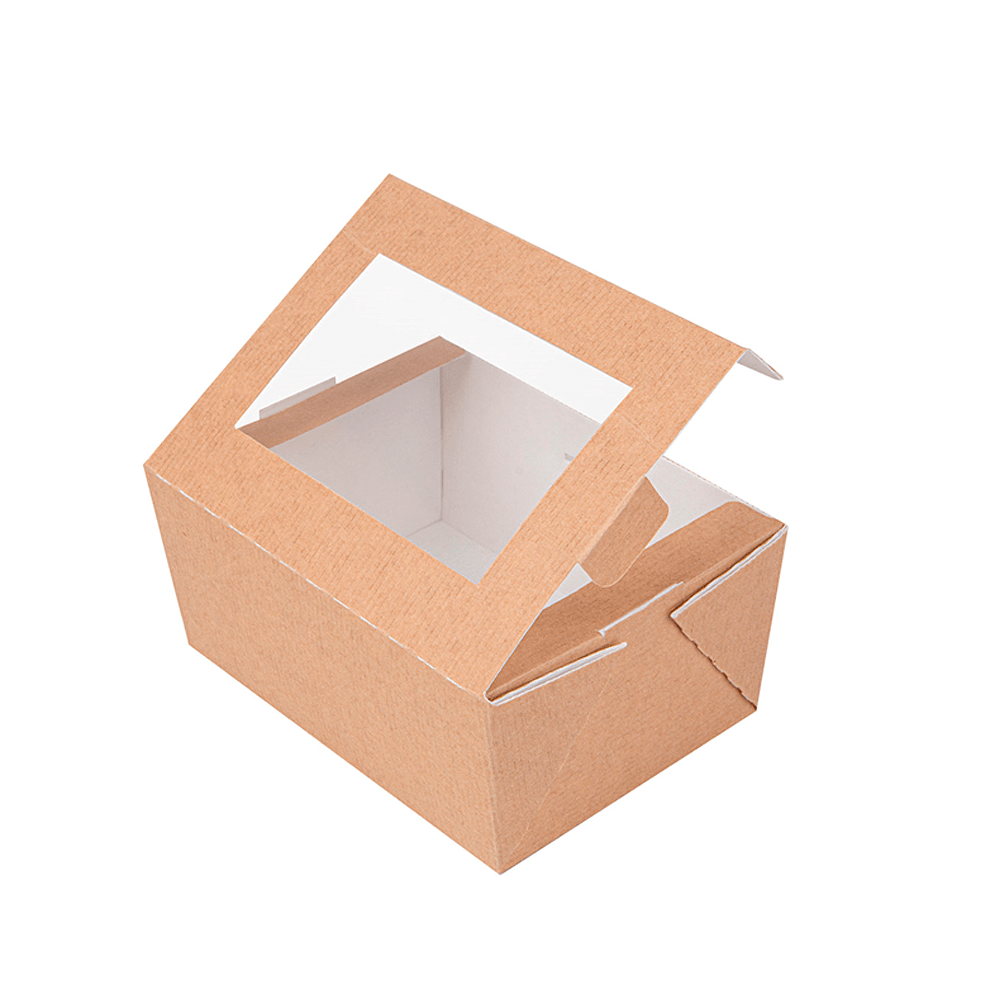 CAJA DE CARTÓN ONDULADO CON VENTANA 8,5x12x5,5CM / 50CL (500ML) - Image 3