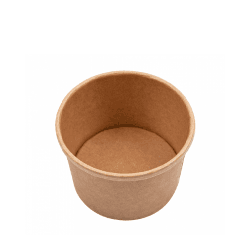 VASO KRAFT NATURAL 24CL (240ML) CON TAPA - Image 2