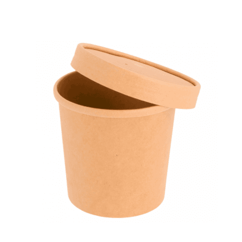 RECIPIENTE KRAFT 36CL (360ML) CON TAPA - Image 3