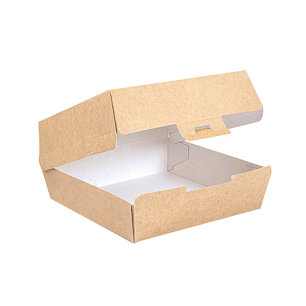 CAJA HAMBURGUESA CARTÓN ONDULADO NANO-MICRO 17,6x16,8x7,8CM - Image 5