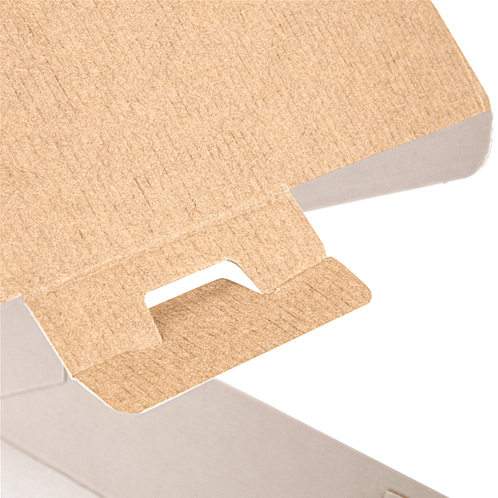 CAJA HAMBURGUESA CARTÓN ONDULADO NANO-MICRO 17,6x16,8x7,8CM - Image 3