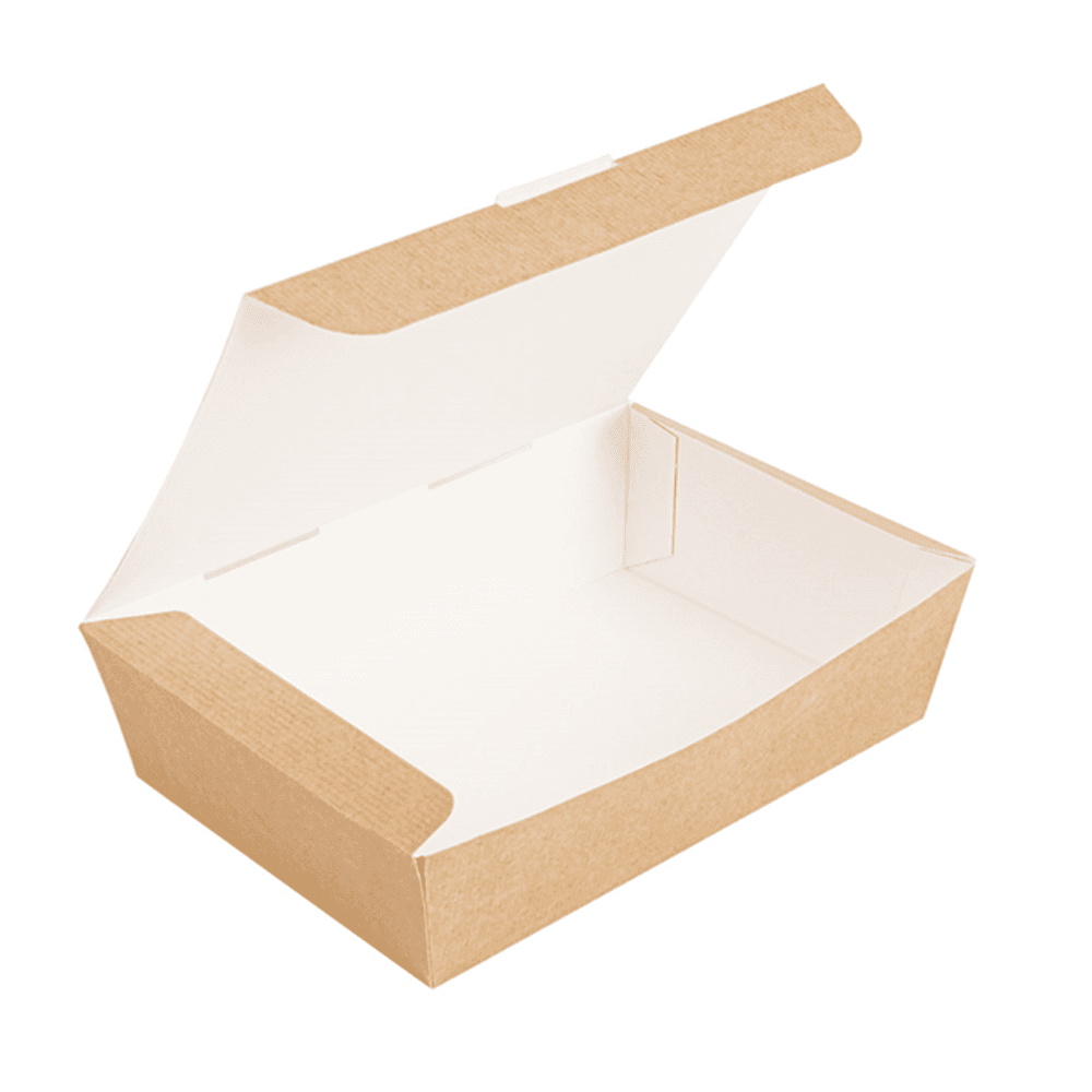 CAJA DE ALMUERZO CARTÓN ONDULADO NANO-MICRO 1L (1000ML) 20,5x14,6x5CM - Image 3