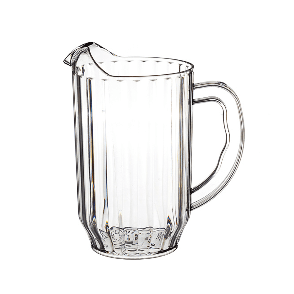 Jarro em PC reutilizável, resistente transparente