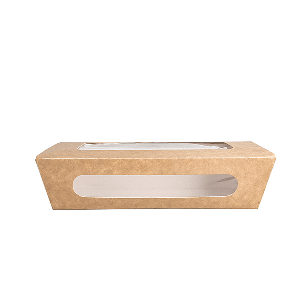 CAJA DE CARTULINA CON VENTANA PARA ENSALADA 20x12x5CM 900ML - Image 4
