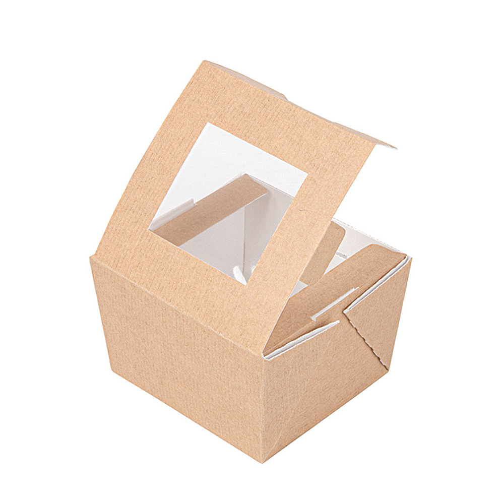 CAJA CON VENTANA CARTÓN ONDULADO NANO-MICRO 30CL (300ML) 8X7,5X5,5CM - Image 4