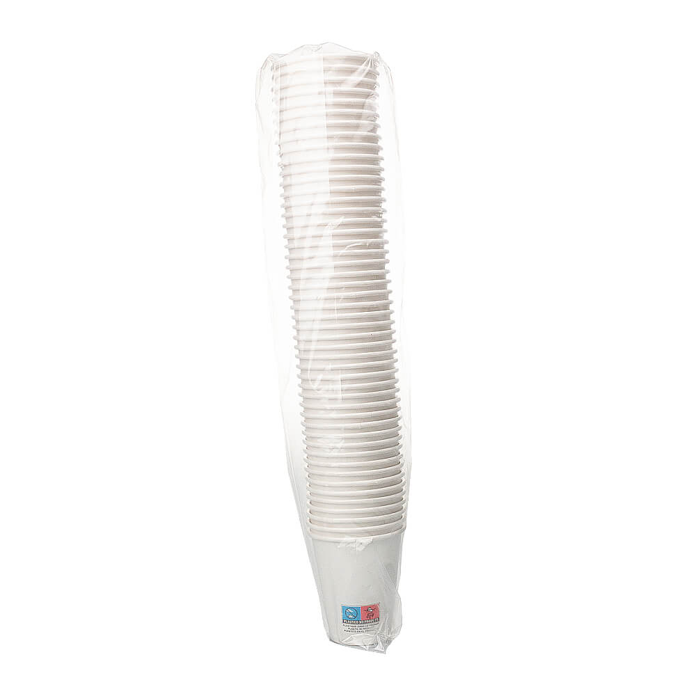VASO DE PAPEL (CARTÓN) VENDING BLANCO CON DIRECTIVA UE 18CL (180ML/6OZ) - Image 4