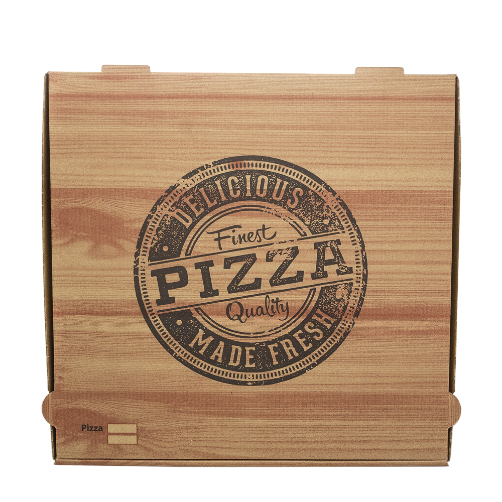 CAJA PIZZA MICRO-CANELADO MARRÓN 36x36x4CM - Image 2