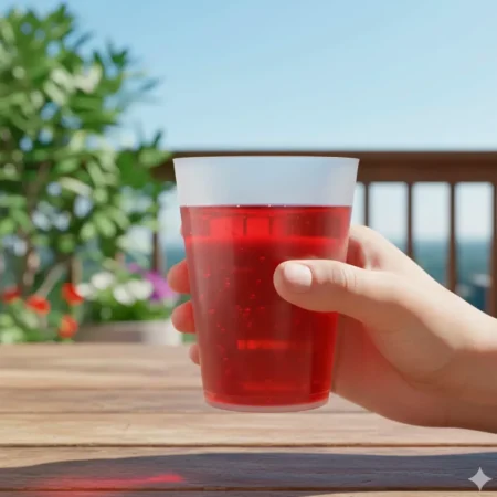 O Copo em PP Reutilizável 50cl (500ml) é fabricado em polipropileno de alta qualidade, resistente e translúcido.