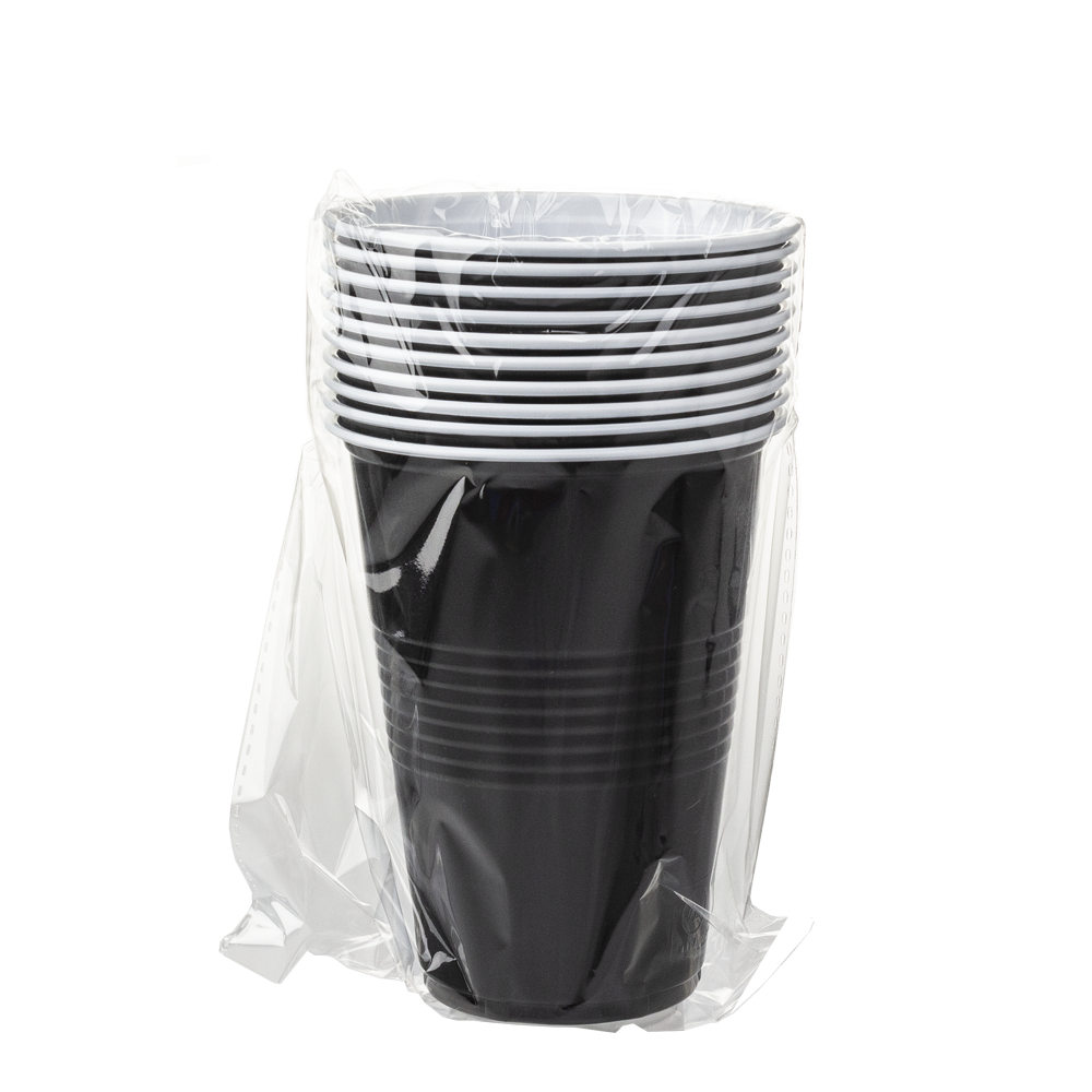VASO EN PP NEGRO Y BLANCO 45CL (450ML) - Image 3