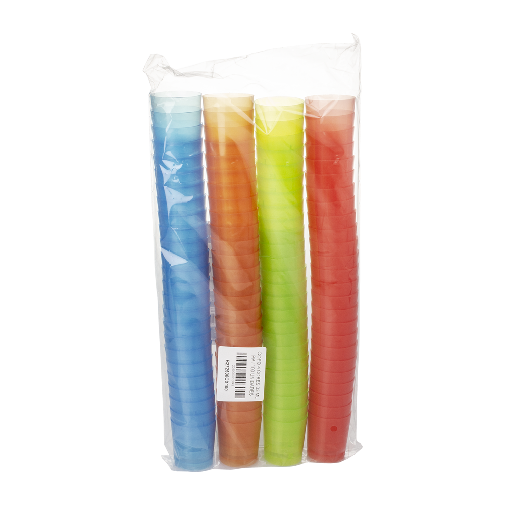 VASO SHOT EN PP 4 COLORES 3,3CL (33ML) - Image 3