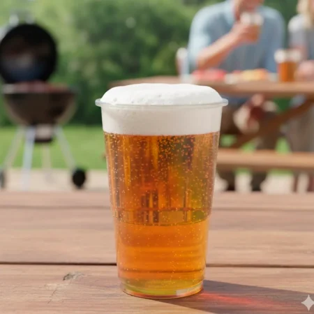 copo de plástico PP de 30cl transparente para sumos, cervejas ou outras bebidas