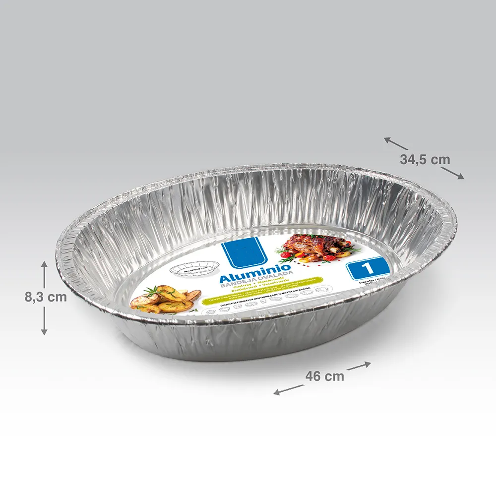 bandeja aluminio