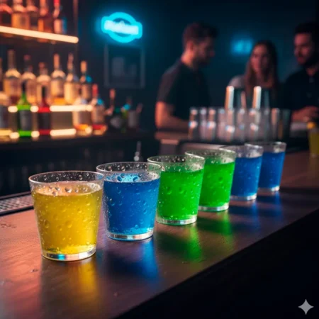 copo de shot em poliestireno reutilizável