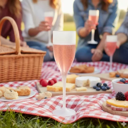 O Copo Flute em PP 15cl (150ml) realça o charme de champanhes e espumantes, graças ao seu design longo e estreito.