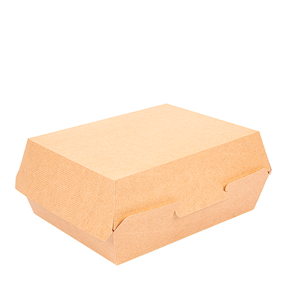 CAJA EN CARTÓN ONDULADO 22,5x17x8,5CM "LUNCH BOX"