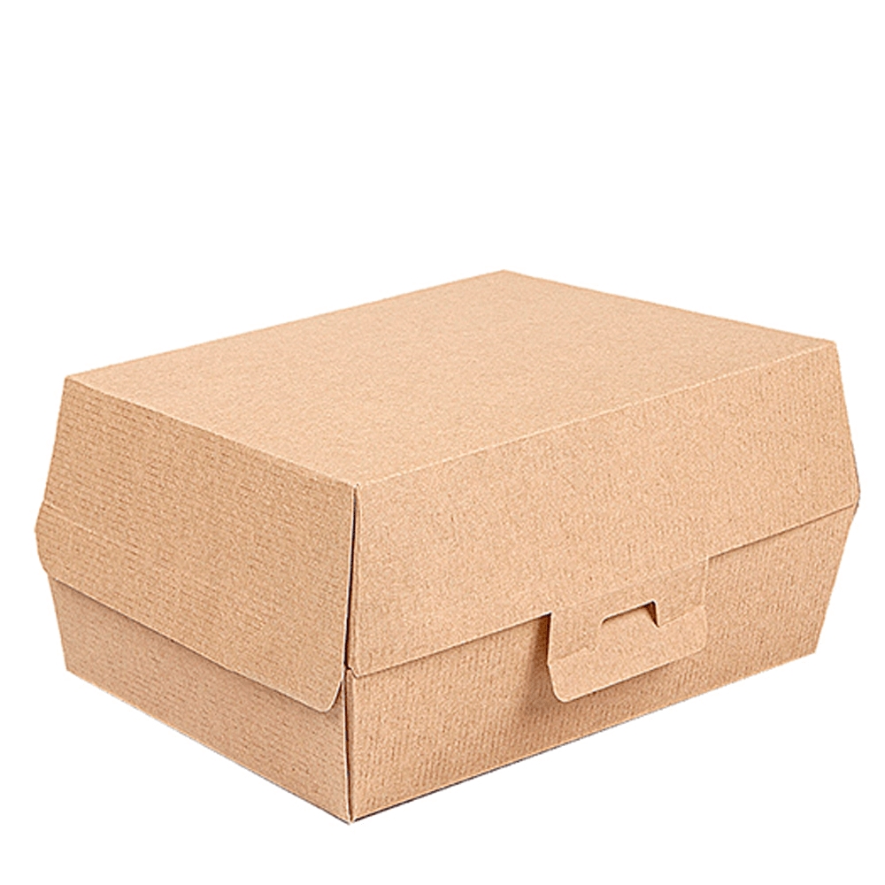 CAJA DE CARTÓN ONDULADO 22x13,5x9CM "LUNCH BOX"