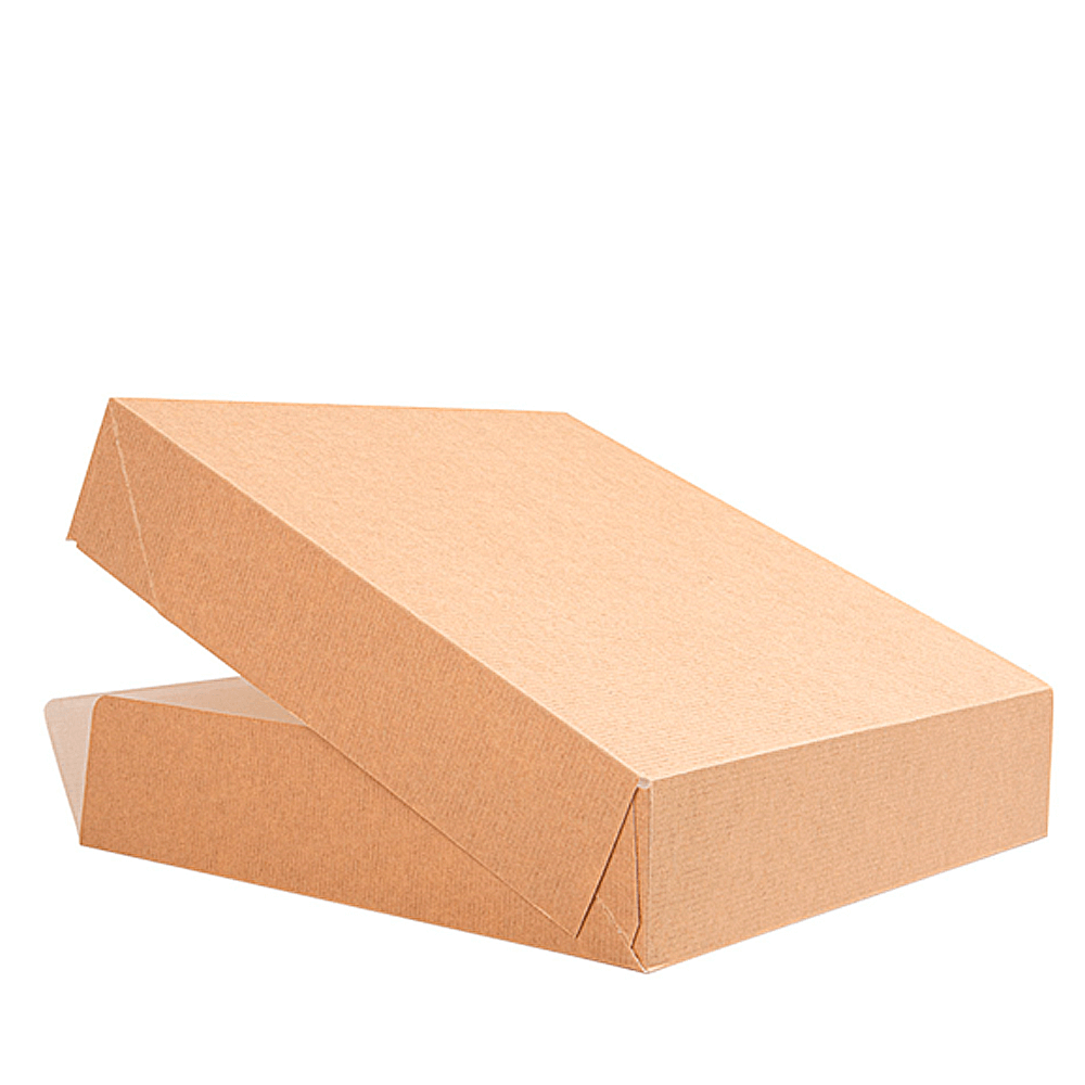 CAJA DE CARTÓN CORRUGADO 23x23x5CM PARA SUSHI - Image 5