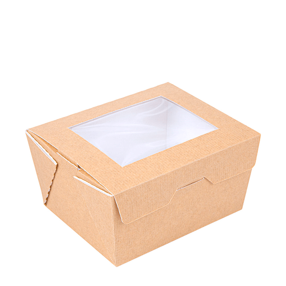 CAJA DE CARTÓN ONDULADO CON VENTANA 11,2x9x6,4CM / 78CL (780ML)