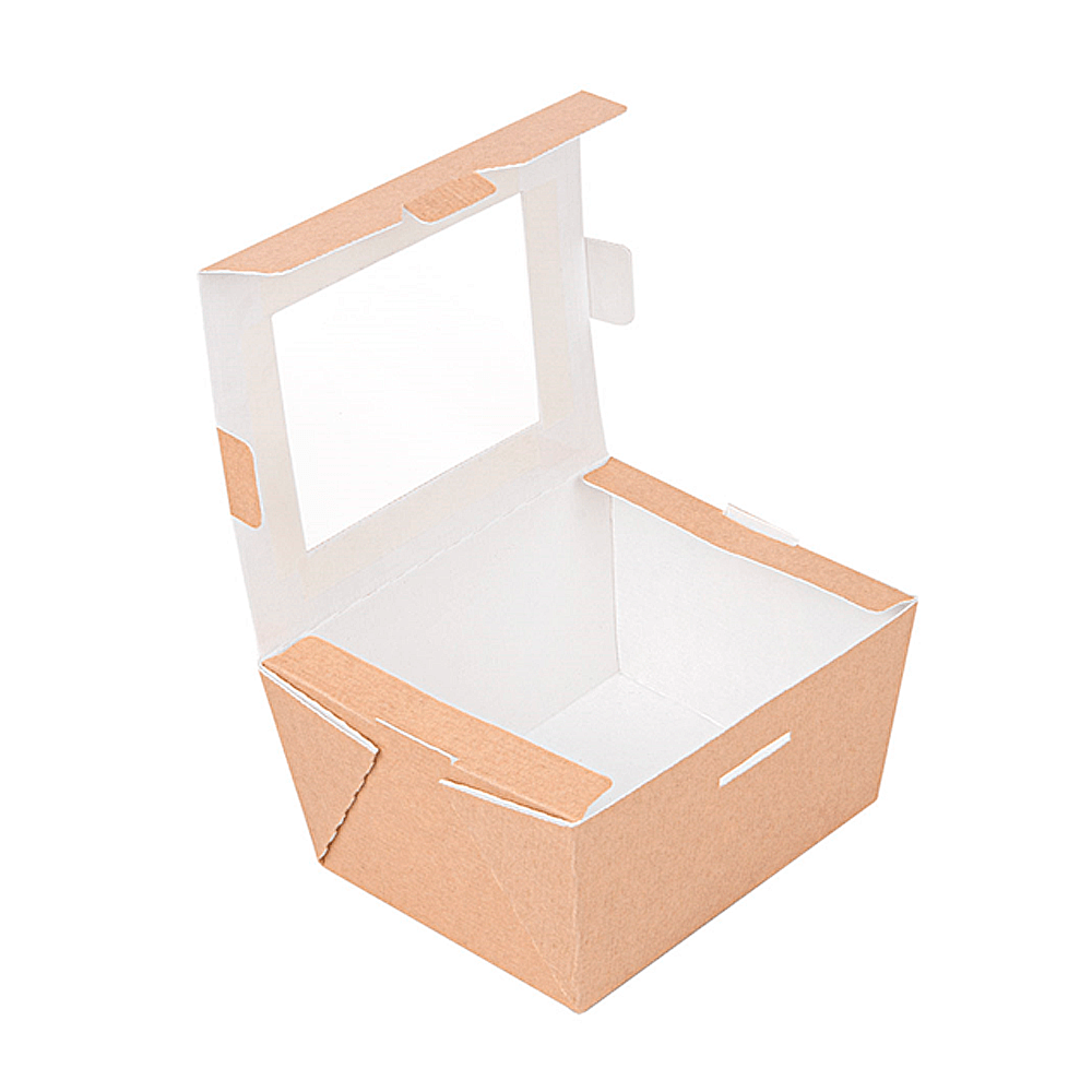 CAJA DE CARTÓN ONDULADO CON VENTANA 11,2x9x6,4CM / 78CL (780ML) - Image 2