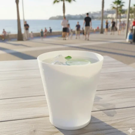 copo caipira branco 33cl policarbonato