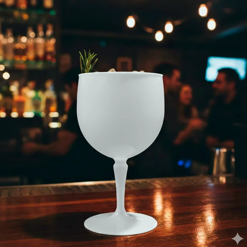 copo policarbonato branco de gin 68cl