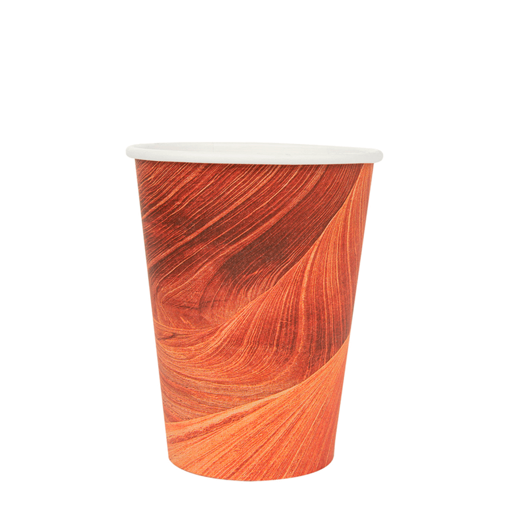VASO DE PAPEL (CARTÓN) 1 PARED ARIZONA MARRÓN 36CL (360ML) - Image 3