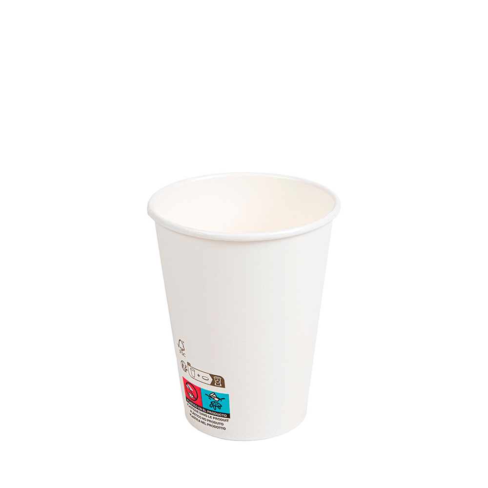 VASO DE PAPEL (CARTÓN) BEBIDAS FRÍAS Y CALIENTES 1 PARED "COMPOSTABLE" 36CL (360ML) - Image 3