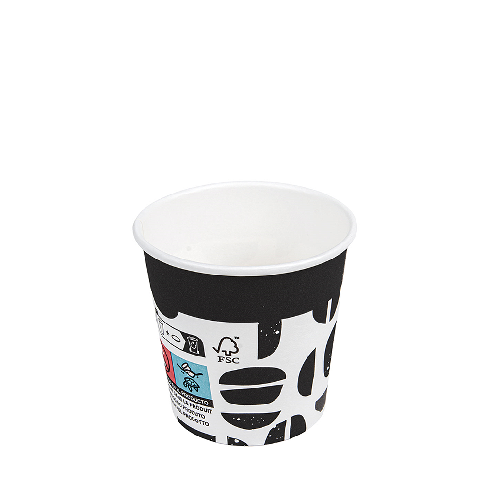 VASO DE PAPEL (CARTÓN) BEBIDAS CALIENTES 1 PARED JAVA 12CL (120ML/4OZ) - Image 2