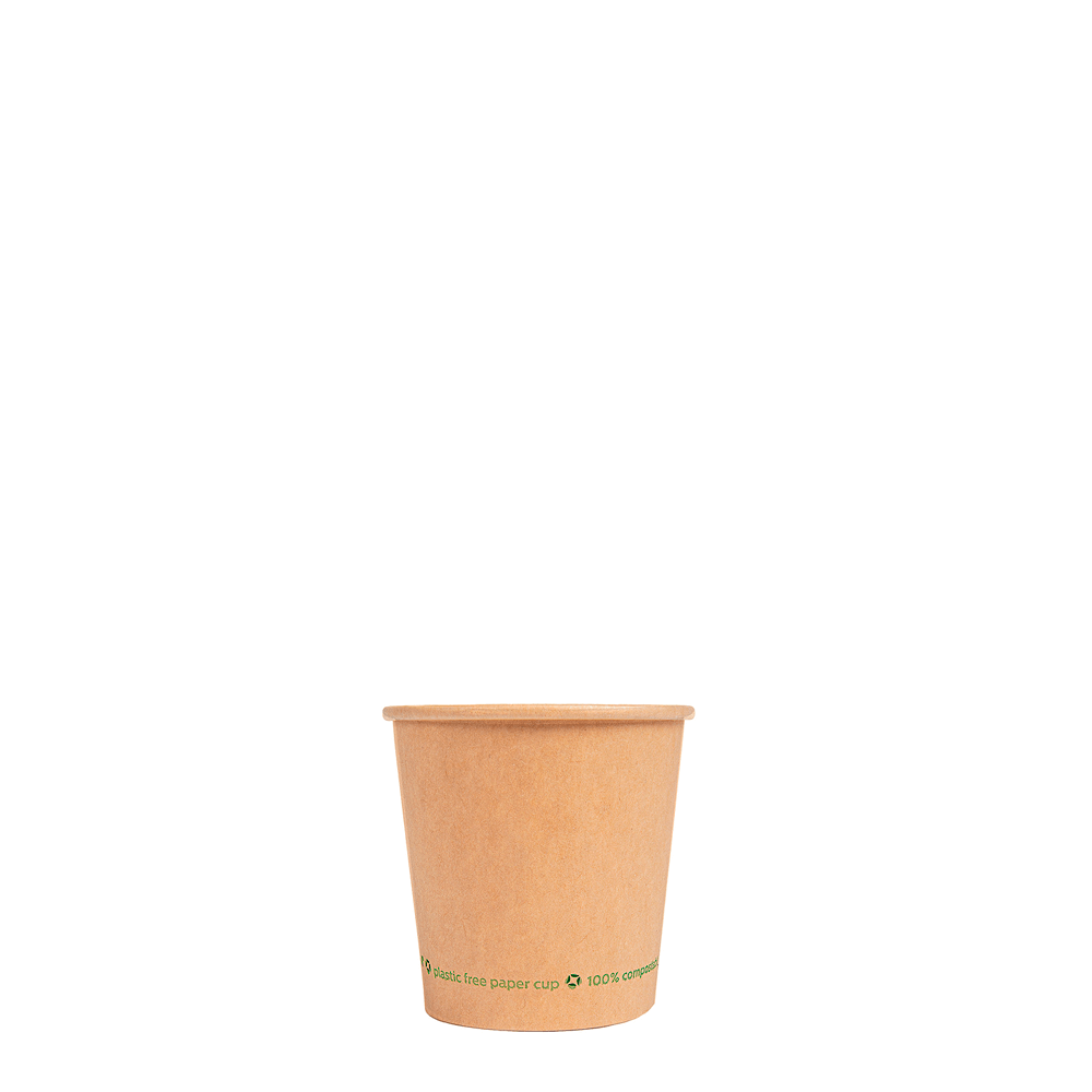 VASO DE PAPEL (CARTÓN) MARRÓN 12CL (120ML/4OZ) - Image 2