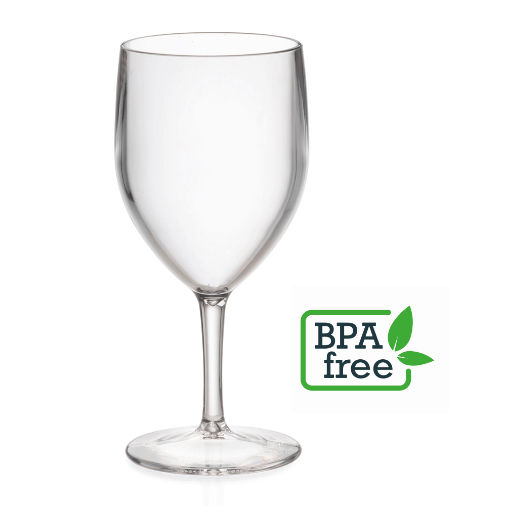 copo vinho ou água em SAN 25cl reutilizável e ecológico da Copopalhinhas