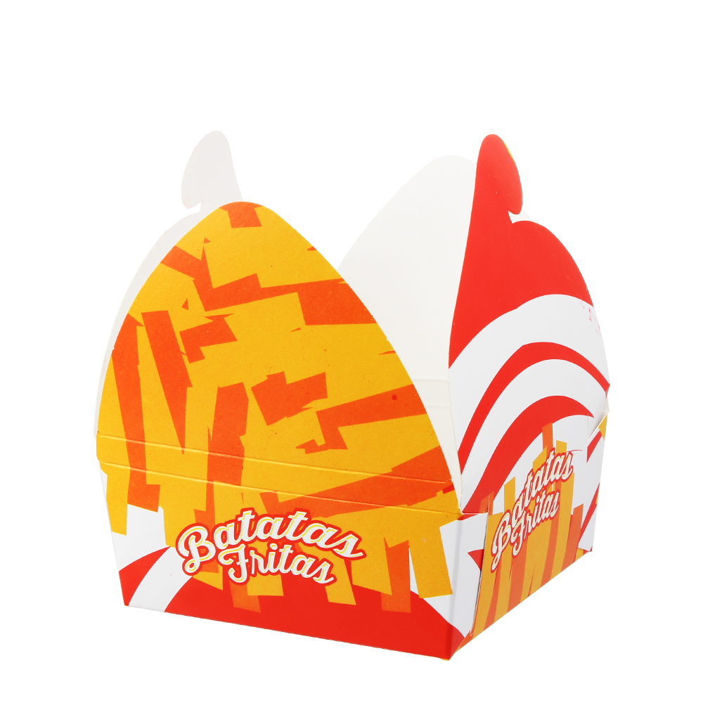 CAJA PAPEL PARA PATATAS FRITAS 12X12CM - Image 2
