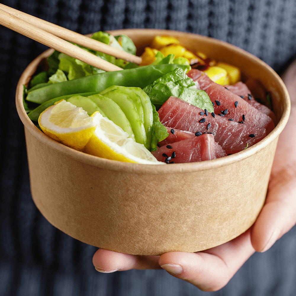 VASO / ENSALADERA EN KRAFT 75CL (750ML/26OZ) - Image 2