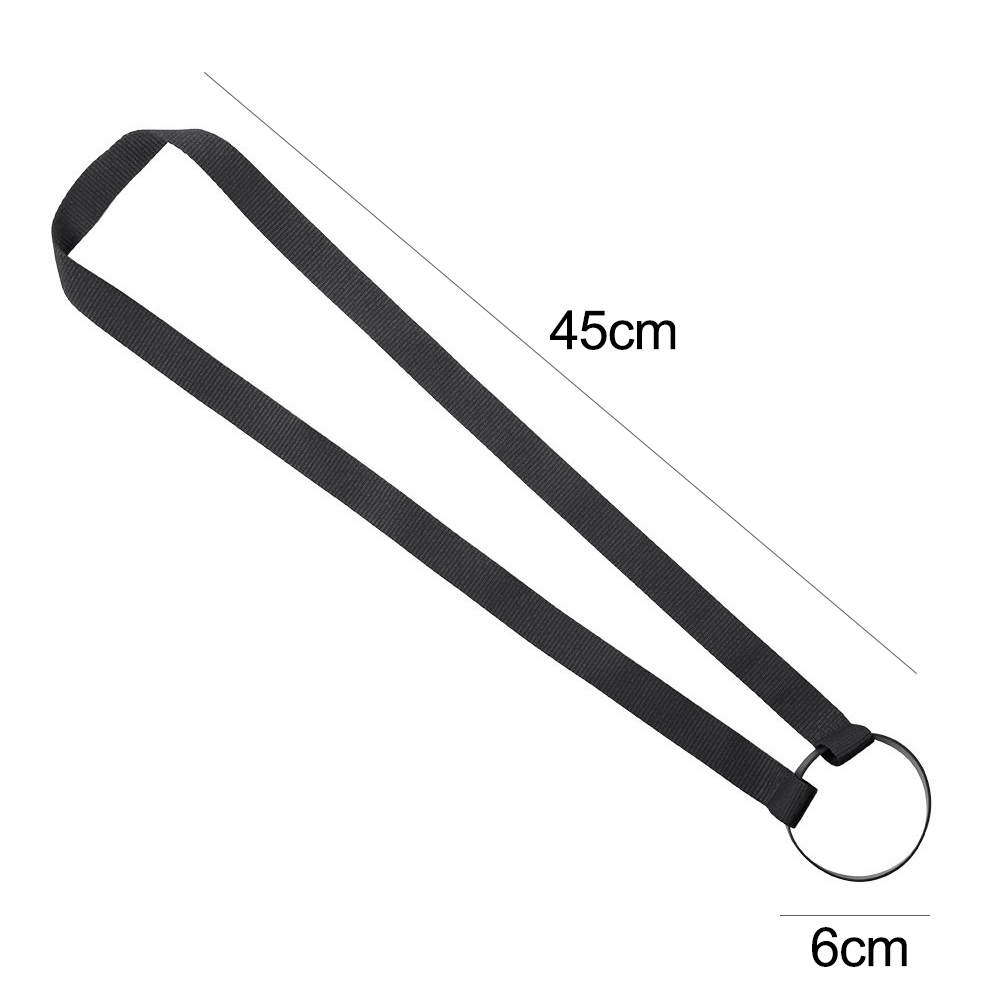 CINTURÓN DE CUELLO LANYARD CON GOMA NEGRA - Image 4
