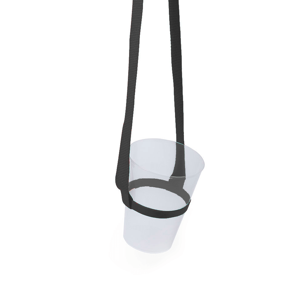 CINTURÓN DE CUELLO LANYARD CON GOMA NEGRA - Image 2