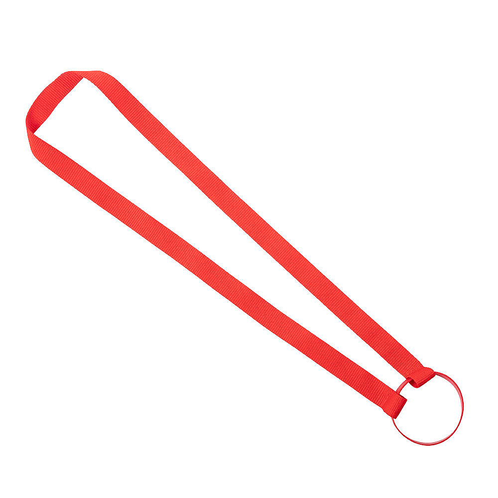 CINTURÓN DE CUELLO LANYARD CON GOMA ROJA - Image 4