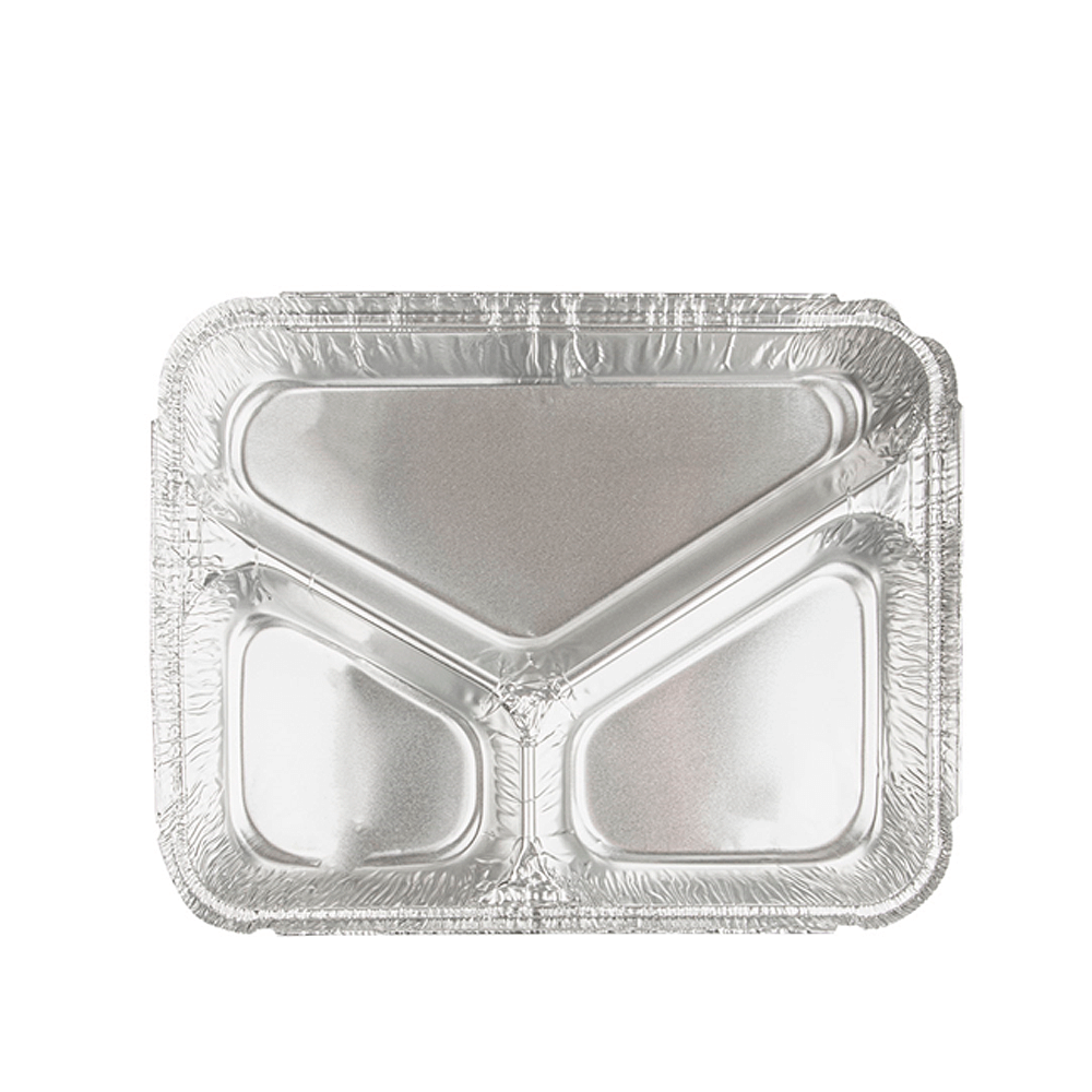 FORMA DE ALUMINIO CON TAPA 38, 22 Y 16,6CL CON 3 COMPARTIMENTOS - Image 2