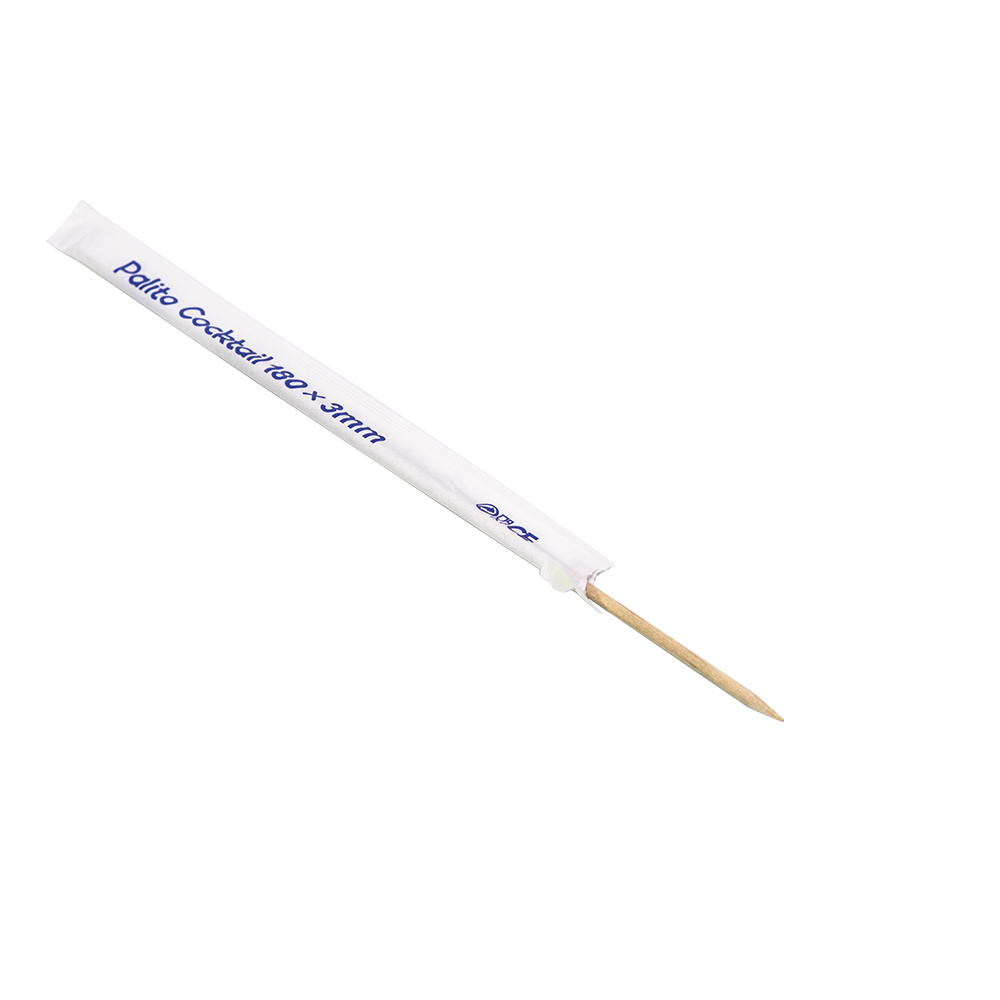 PALITO COCKTAIL DE MADERA 18CM EMBALADO INDIVIDUALMENTE - Image 2