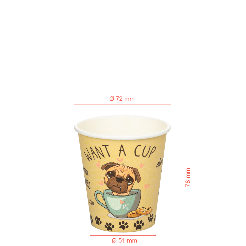 VASO DE PAPEL (CARTÓN) WANT A CUP CON DIRECTIVA UE 20CL (200ML/7OZ) - Image 3