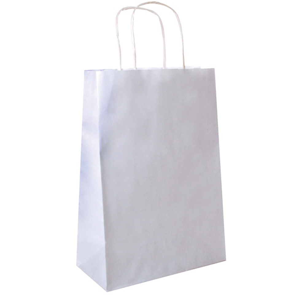 SACO PAPEL BLANCO CON ASA 32x26x14CM