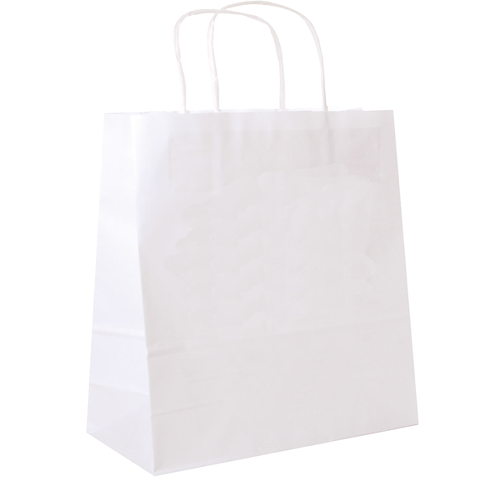 VASO PAPEL BLANCO CON ASA 31x32x16CM