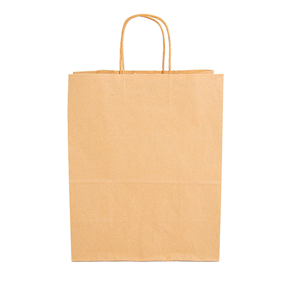 BOLSA DE PAPEL KRAFT CON ASA 32x26x14CM - Image 3